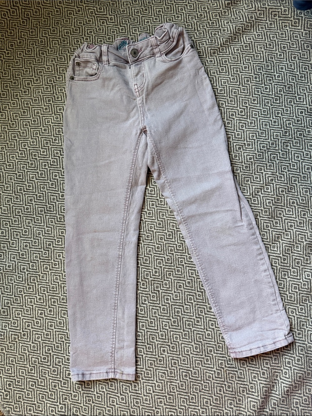 Girls Light purple Straight Leg Jeans